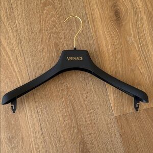 Versace Black Hanger with Gold Accent